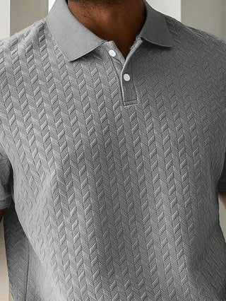 Manfinity CasualCool قميص بولو كاجوال / مكتبي للرجال أكمام قصيرة ذو لون أحادي
