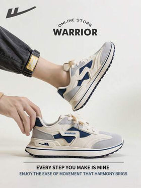 WARRIOR أحذية رياضية قابلة للتنفس للرجال، خفيفة الوزن ومريحة، تصميم عصري وبسيط، مناسبة للارتداء طوال العام، مقاومة للتآكل والارتداء اليومي، أحذية تدريب وركض
