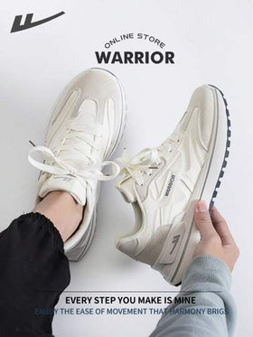 WARRIOR أحذية رياضية قابلة للتنفس للرجال، خفيفة الوزن ومريحة، تصميم متواضع وعصري، مناسبة للارتداء طوال العام، مقاومة للتآكل والارتداء اليومي، أحذية تدريب وركض