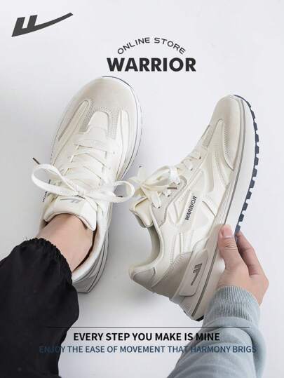 WARRIOR أحذية رياضية قابلة للتنفس للرجال، خفيفة الوزن ومريحة، تصميم متواضع وعصري، مناسبة للارتداء طوال العام، مقاومة للتآكل والارتداء اليومي، أحذية تدريب وركض
