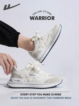 WARRIOR أحذية رياضية قابلة للتنفس للرجال، خفيفة الوزن ومريحة، تصميم متواضع وعصري، مناسبة للارتداء طوال العام، مقاومة للتآكل والارتداء اليومي، أحذية تدريب وركض