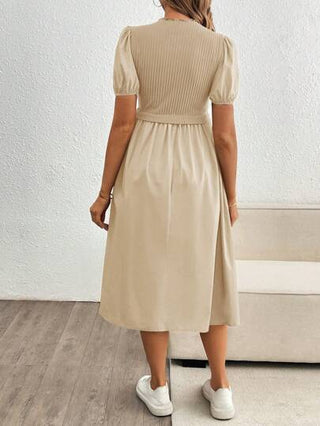 MaterniWear فستان حمل مناسب مع أكمام فول، فستان أنيق