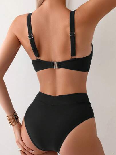 Swim Chiccia طقم بكيني فردي للسيدات لرحلات الشاطئ