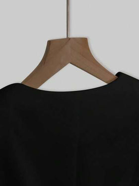 SHEIN LUNE معطف كاجوال أنيق للسيدات بخصر سحاب صلب، لباس عمل، للتخرج