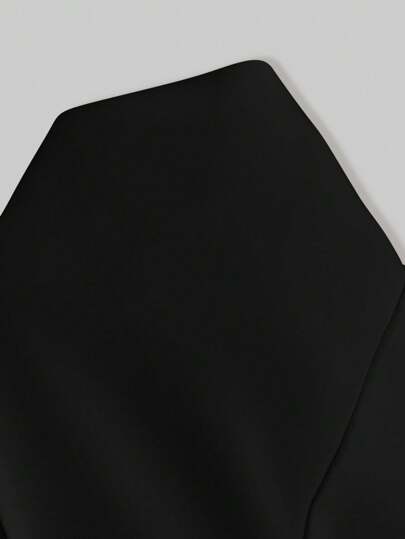 SHEIN LUNE معطف كاجوال أنيق للسيدات بخصر سحاب صلب، لباس عمل، للتخرج
