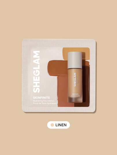 SHEGLAM عينة كريم أساس مرطب من Skinfinite-ديكور من الكتان لعيد الحب هدية حب شتاء مكياج حفلة شاطئ سفر عطلة تخييم في الهواء الطلق هدية وردة فتاة الموضة رأس السنة مستحضرات تجميل تنكرية أفضل رحلة مهرجانات لون فاخر سحر الحرم الجامعي المدرسة أجواء Cny علامة تجا
