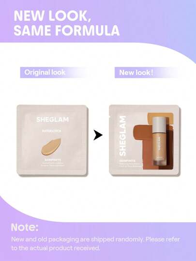 SHEGLAM كريم أساس مرطب من Skinfinite-عينة من كريم الأساس المرطب الخالي من العيوب-تغطية غير مرئية لإخفاء المسام-كريم أساس سائل خفيف الوزن طبيعي ناعم غير دهني--كريم أساس الشتاء علامة تجارية جمال مكياج ميكب مستحضرات تجميل للنساء الفتيات مثالي لفصل الشتاء الر