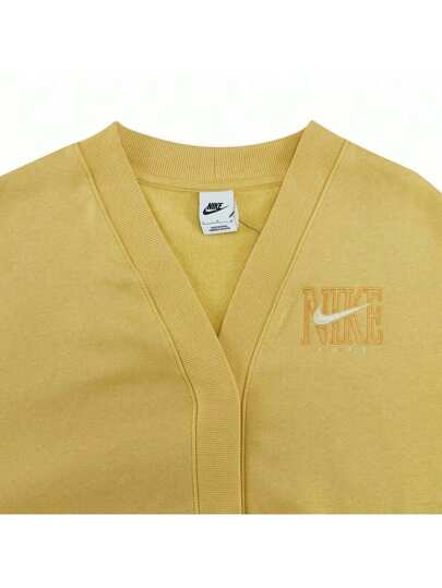 Nike 2025 جاكيت نسائي من نايك NSW PHNX FLC OOS GX CRDGN ، كارديجان مزود بقبعة مُنسَّج HJ0947-700