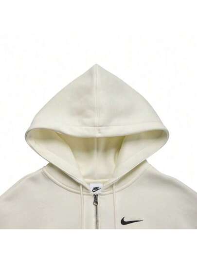 Nike 2025 جاكيت نسائية مع غطاء الرأس من نايك، موديل PHNX FLC LSE CROP FZ، رقم الطراز HJ0941-133