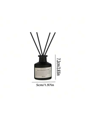 5 قطع (1 زجاجة عطر + 4 قضبان غاطس من الخيزران) مجموعة عطور منزلية بدون شعلة، رائحة طويلة الأمد، مناسبة لغرفة النوم والحمام وغرفة المعيشة والعلاج بالروائح العطرية، معطر الغرفة، مبخر، هدية، ديكور منزلي