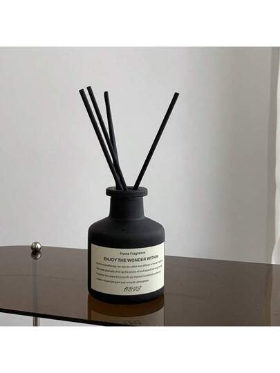 5 قطع (1 زجاجة زيت عطري + 4 عيدان خيزران) طقم عطر منزلي بدون لهب، عطر طويل الأمد، مناسب لغرفة النوم والحمام وغرفة المعيشة، عطر أروماثيرابي، معطر هواء، موزع عطر، هدية، ديكور منزلي