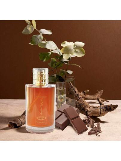 عطر المسك بنكهة الشوكولاتة خالي من الكحول بسعة 50مل، برائحة دائمة، غير مهيج، محمول