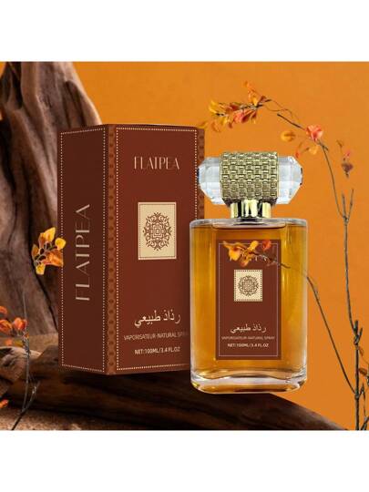 عطر للرجال بحجم 100 مل برائحة خشبية من الشرق الأوسط، برائحة الصندل، سعة عالية، خالي من الكحول، طويل الأمد، مناسب للاستخدام اليومي، هدية مثالية