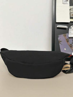peach tree 1 حقيبة صدر قماش نيلون خفيفة، للرجال، ذات لون أحادي مطبوع بحرف، قابلة للتعديل، ذات سحاب للغلق، متعددة الأغراض للكاجوال واليومي والعمل والرياضة والسفر، ومقاوم للماء، به حجرات متعددة