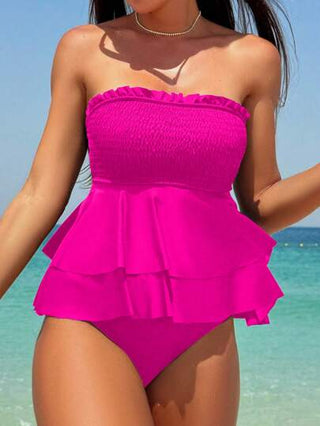 طقم تانكيني حريمي Swim Mod أزياء نسائية لفصل الصيف - لباس علوي كامي وملابس سباحة
