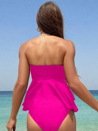 طقم تانكيني حريمي Swim Mod أزياء نسائية لفصل الصيف - لباس علوي كامي وملابس سباحة