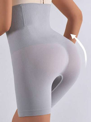شورت نسائي ذو خصر عالٍ سلس والمشكل للبطن شد وتنحيف للنساء، مناسب للفترة ما بعد الولادة للشد والرفع والنحافة