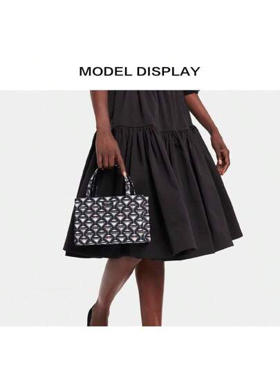 Kate Spade حقيبة تسوق كبيرة للنساء بتصميم بسيط، حقيبة كبيرة فسيحة مع مقبض علوي وسيور كتف طويلة، مناسبة للمكتب وللتنقلات اليومية