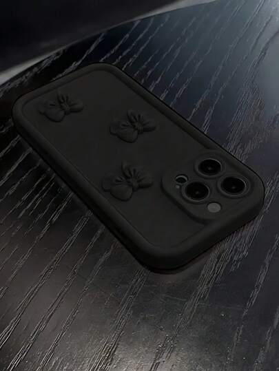 غطاء هاتف وردي قطعة واحدة يحتوي على فيونكة 3D جميلة، متعدد الوظائف بسيط متوافق مع هواتف آيفون 12/13 برو ماكس، هونر X7، جالكسي A56 5G، انفينيكس سمارت 8، انفينيكس هوت 40i، سبارك 20، سبارك 20C، سبارك جو 2024، ريدمي نوت 14 5G، موتو E22/E22i، أوبو A54