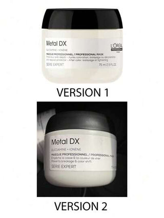 L'Oreal لوريال برفكشنال باريس [ميني] سيري إكسبرت ماسك شعر بروفيشنال المعادن DX 75مل | بلسم وعلاج عميق | يحمي اللون ويمنع التلف ويغذي الشعر | للشعر الجاف والتالف | خالي من الكبريتات