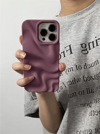 3 قطع أغطية هواتف عصرية وأنيقة بتصميم متموج متوافقة مع أجهزة 11, 11 برو, 11 برو ماكس, 12, 12 برو, 12 برو ماكس, 13, 13 برو, 13 برو ماكس, 14, 14 برو, 14 بلس, 14 برو ماكس, 15, 15 برو, 15 بلس, 16, 16 برو, 16 برو ماكس, 16 بلس