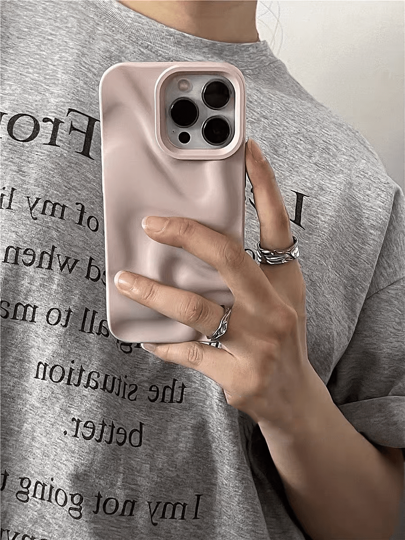 3 قطع أغطية هواتف عصرية وأنيقة بتصميم متموج متوافقة مع أجهزة 11, 11 برو, 11 برو ماكس, 12, 12 برو, 12 برو ماكس, 13, 13 برو, 13 برو ماكس, 14, 14 برو, 14 بلس, 14 برو ماكس, 15, 15 برو, 15 بلس, 16, 16 برو, 16 برو ماكس, 16 بلس