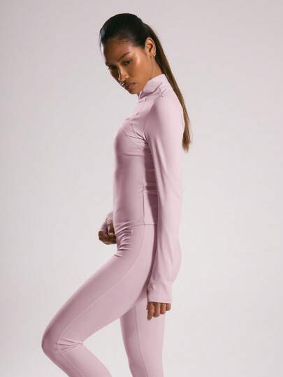 Musera Sport جاكيت رياضي برقبة عمودية وسحّاب ، بديل ، تنس ، بادل