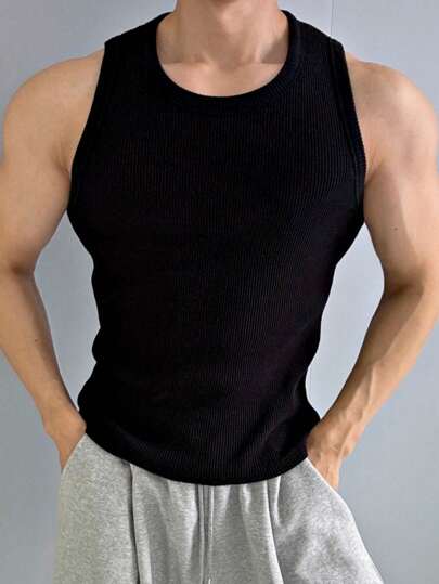Manfinity Sport Corelite ملابس علوية كاجوال رياضي بياقة طاقم للرجال