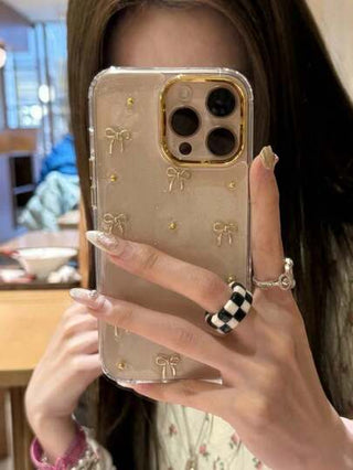 غطاء جوال معدني 3D مفرغ لامع بشكل قلب متوافق مع آيفون16 15 14 13 12 برو ماكس بلس 11، حماية من الصدمات شفاف، غطاء مزين بالطلاء الشمعي ملائم للنساء