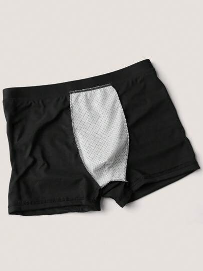شورتات المنافسات الملاكمة للرجال، مطبوع عليها تعبيرات كرتونية مضحكة ذات أربع زوايا، رقيقة، مريحة وقابلة للتنفس