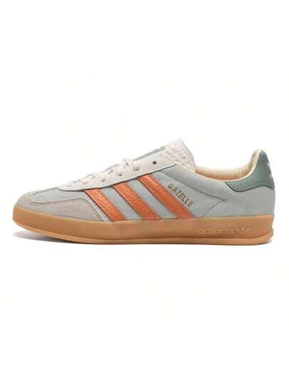 Adidas Originals حذاء GAZELLE INDOOR مريح وخفيف الوزن ومنخفض الارتفاع ومقاوم للتآكل للرجال والنساء