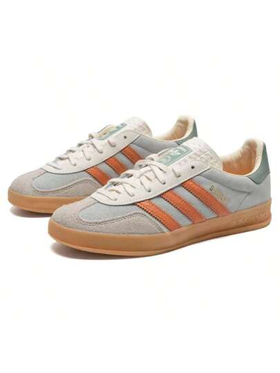 Adidas Originals حذاء GAZELLE INDOOR مريح وخفيف الوزن ومنخفض الارتفاع ومقاوم للتآكل للرجال والنساء