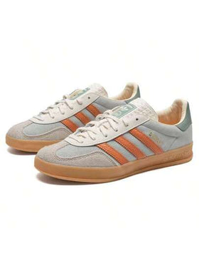 Adidas Originals حذاء GAZELLE INDOOR مريح وخفيف الوزن ومنخفض الارتفاع ومقاوم للتآكل للرجال والنساء