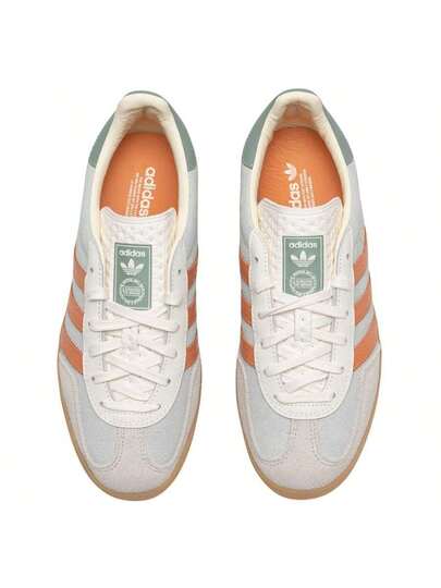 Adidas Originals حذاء GAZELLE INDOOR مريح وخفيف الوزن ومنخفض الارتفاع ومقاوم للتآكل للرجال والنساء