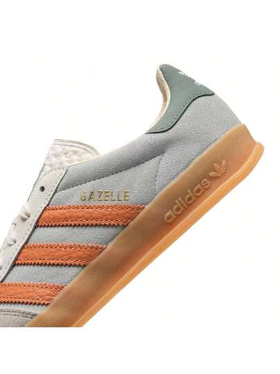 Adidas Originals حذاء GAZELLE INDOOR مريح وخفيف الوزن ومنخفض الارتفاع ومقاوم للتآكل للرجال والنساء