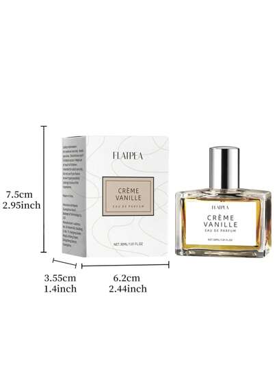 زجاجة 50 مل من رذاذ العطر ذو رائحة الفانيليا، رذاذ جسم وشعر يناسب الجنسين، مضغوط وقابل للحمل للحصول على إنتعاش في أي مكان، مناسب لجميع المناسبات