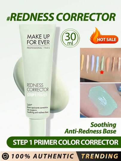 ملمع تصحيح لون MAKE UP FOR EVER STEP 1 PRIMER #REDNESS CORRECTOR سعة 30مل