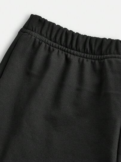 EZwear مجموعة بلوزة تي شيرت قصيرة الأكمام مطبوعة مع فيونكة وبنطلون رحب للنساء في الصيف ، مجموعة كاجوال