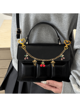 إكسسوارات حقيبة للنساء، سلاسل زخرفية للحقيبة، إكسسوارات حقيبة على شكل فراولة، إكسسوارات سلسلة حقيبة على شكل كرز، سلاسل إطالة حزام الحقيبة، إكسسوارات سلسلة إطالة حزام الحقيبة، حقائب يد، حقائب كروس بودي، حقائب كتف، حقائب كتف للنساء