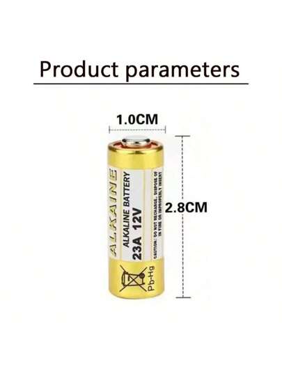 5-15 قطعة بطاريات جافة قلوية 23A بطارية E23A A23 23GA A23S GP23A V23GA MS21 LRV08 لجرس الباب والريموت كنترول والألعاب الكهربائية