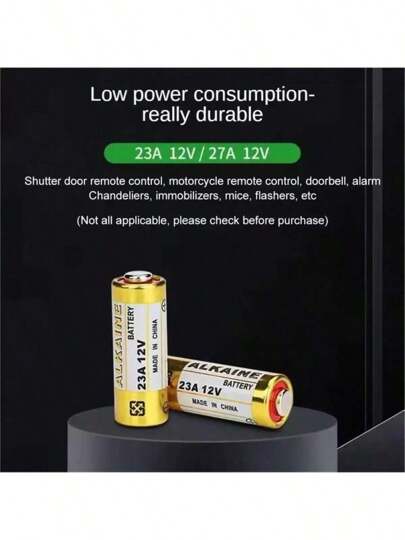 5-15 قطعة بطاريات جافة قلوية 23A بطارية E23A A23 23GA A23S GP23A V23GA MS21 LRV08 لجرس الباب والريموت كنترول والألعاب الكهربائية