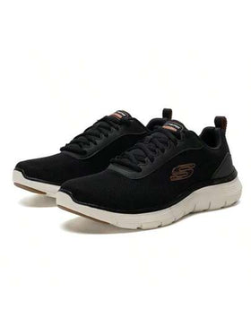 Skechers أحذية رياضية كاجوال مريحة ومتنفسة للرجال مع إربطة، 232822-BKOR