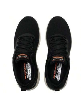 Skechers أحذية رياضية كاجوال مريحة ومتنفسة للرجال مع إربطة، 232822-BKOR