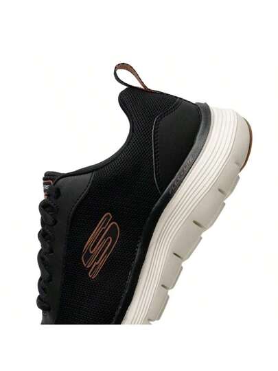 Skechers أحذية رياضية كاجوال مريحة ومتنفسة للرجال مع إربطة، 232822-BKOR