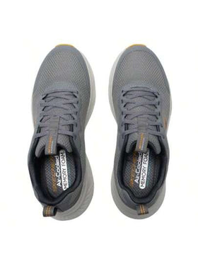 Skechers أحذية الجري للرجال، أحذية رياضية خفيفة الوزن للاستخدام اليومي مع نظام ربط بالأربطة، بنعل داخلي من رغوة الذاكرة المبردة بالهواء، أحذية رياضية تنفس وراحة للأنشطة الترفيهية، 232835-GYOR