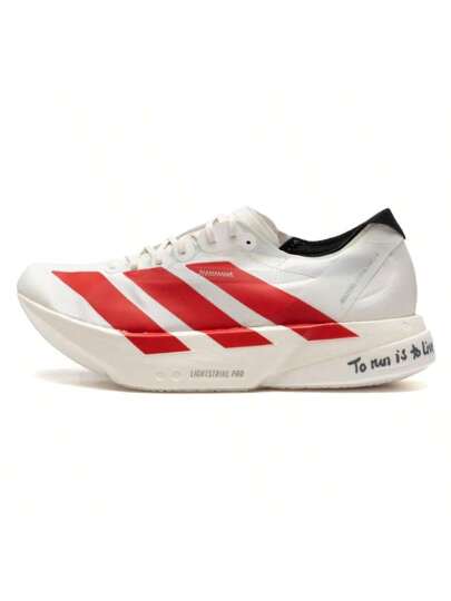 Adidas حذاء جري رجالي، ADIZERO ADIOS PRO 4 M حذاء رياضي كاجوال مريح وجيد التهوية، JR6363