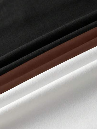 EZwear طقم من 3قطع تيشيرت قصير الأكمام بطباعة نص إنجليزي ميلانو بسيط عادي للنساء، صيف
