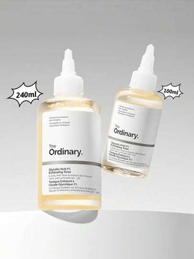 The Ordinary محلول تونينج بحمض الكلايكوليك 7% من العادي، تقشير، إزالة الخلايا الميتة، تحسين ملمس البشرة، تصميم قطارة، لون برتقالي فاتح، منعش وغير دهني، تصميم قطارة