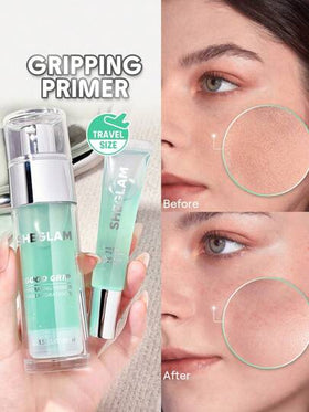 SHEGLAM Good Grip برايمر مرطب-حجم السفر علامة تجارية جمال مكياج ميكب مستحضرات تجميل للنساء الفتيات مثالي لفصل الشتاء الربيع مثالي ل- Y2K أزياء أنيقة رمضان هدية حفلة جاهز أفضل لون