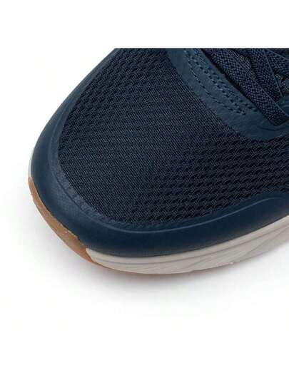 Skechers أحذية رياضية رجالية خفيفة الوزن وراحة، بنعل من رغوة EVA وبطانة من رغوة الذاكرة المبردة بالهواء، امتصاص الصدمات في الجري على الطرق، لمسة لينة وارتداد، 232835-NVW